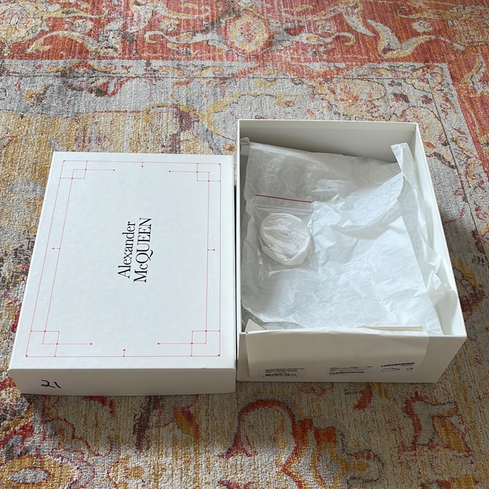 Alexander McQueen shoes box